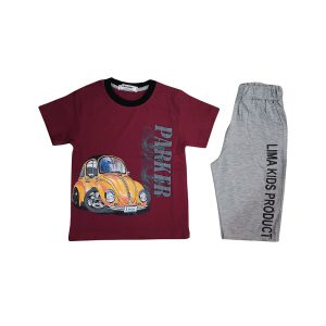 ست تیشرت شلوارک ماشین | بچگانه شیک پسرانه جنس تضمینی کد 1103 1 لباس سنتر ست تیشرت شلوارک ماشین | بچگانه شیک پسرانه جنس تضمینی کد 1103