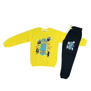 ست بلوز شلوار بچگانه |جدید ( پسرانه) شیک طرح اسکیت کد 1206 1 لباس سنتر ست بلوز شلوار بچگانه |جدید ( پسرانه) شیک طرح اسکیت کد 1206