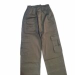 شلوار کارگو کتان بچگانه | شیک پسرانه و دخترانه جدید جنس ساتن کش تضمینی کد 1341 - Image 11