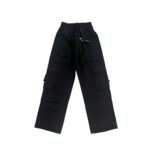 شلوار کارگو کتان بچگانه | شیک پسرانه و دخترانه جدید جنس ساتن کش تضمینی کد 1341 - Image 4