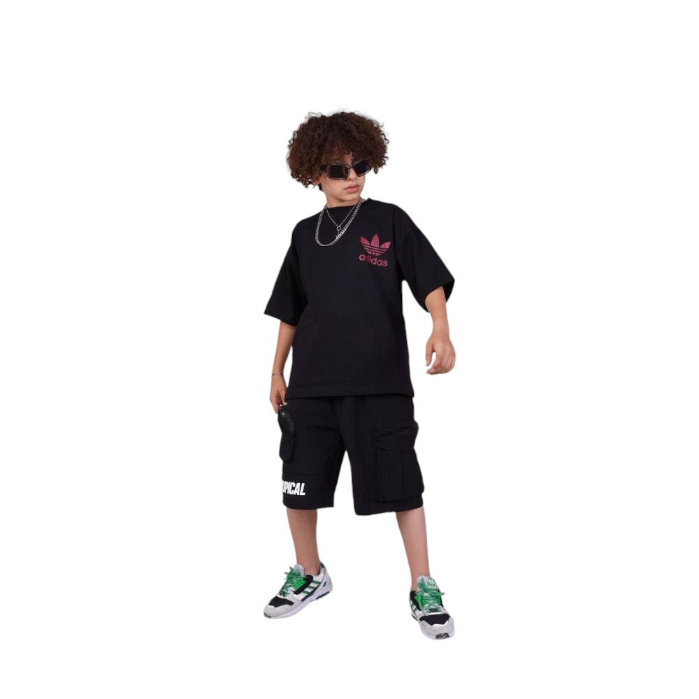 تیشرت لش مشکی پسرانه آدیداس | شیک و راحت کد 1552 1 لباس سنتر تیشرت لش مشکی پسرانه آدیداس | شیک و راحت تضمینی کد 1552