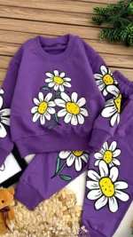 بلوز شلوار جدید بچگانه | دخترانه شیک جنس پنبه تضمینی کد 1563 - Image 5