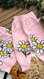 بلوز شلوار جدید بچگانه | دخترانه شیک جنس پنبه تضمینی کد 1563 - Image 8