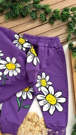 بلوز شلوار جدید بچگانه | دخترانه شیک جنس پنبه تضمینی کد 1563 - Image 7