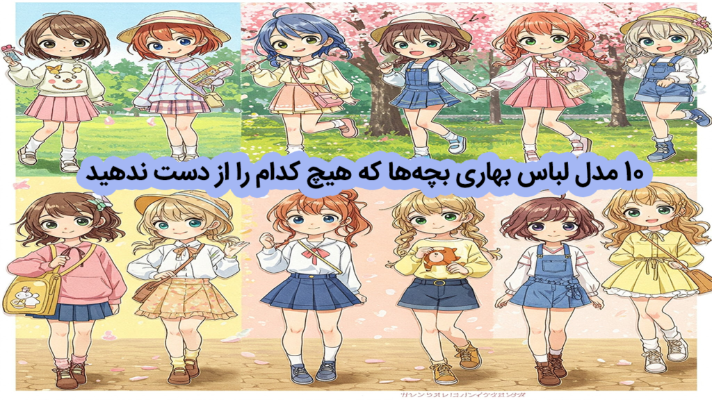۱۰ مدل لباس بهاری بچه‌ها که هیچ‌ کدام را از دست ندهید